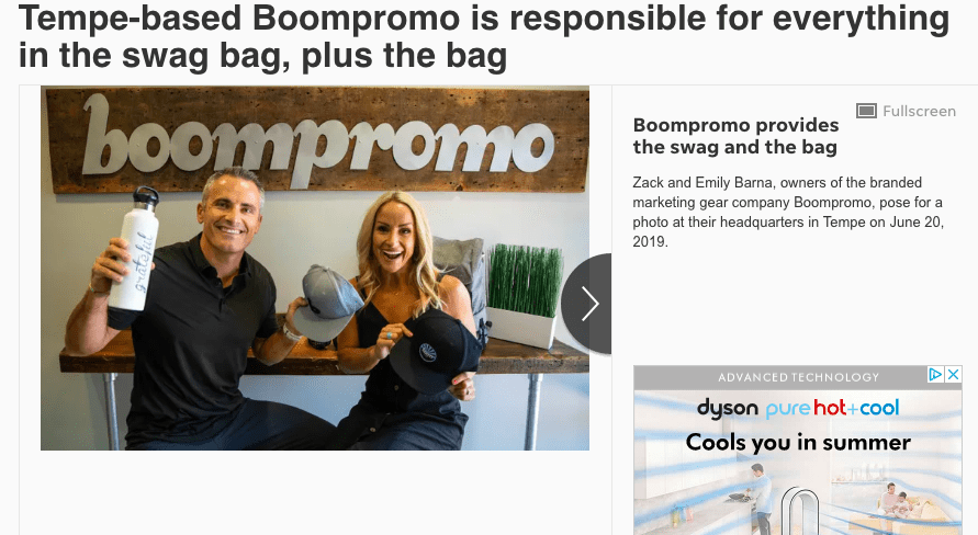 Boom Promo Founders Featured on Arizona Republic